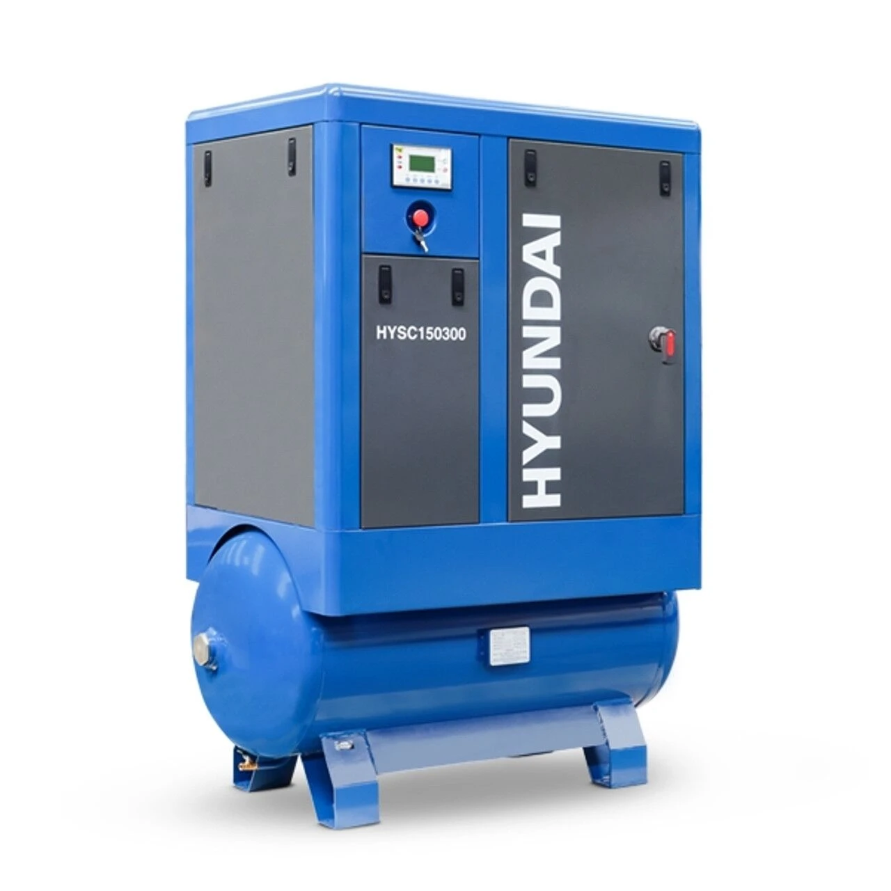Hyundai HYSC150300 Screw Air Compressor 54cfm 300-Litre 415v 1 Hyundai HYSC150300 Screw Air Compressor 54cfm 300-Litre 415v