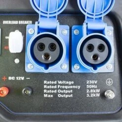 Hyundai HY3800LE-LPG Dual Fuel Petrol & LPG Generator 3.2kW/4kVA Elec Start -Tools Shop hyundai hy3800le lpg 7