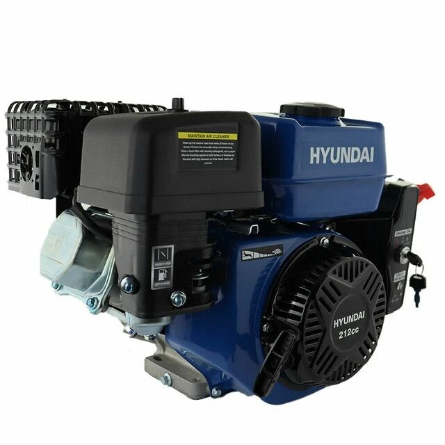 Hyundai IC210PE-19 Straight Shaft 4-Stroke Petrol Engine 212cc Elec Start 1 Hyundai IC210PE-19 Straight Shaft 4-Stroke Petrol Engine 212cc Elec Start
