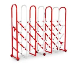 Armorgard InstaGate Concertina Expandable Safety Barrier Red & White 2380x542x1884mm