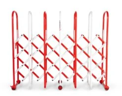 Armorgard InstaGate Concertina Expandable Safety Barrier Red & White 2380x542x1884mm -Tools Shop ig6 front full extend