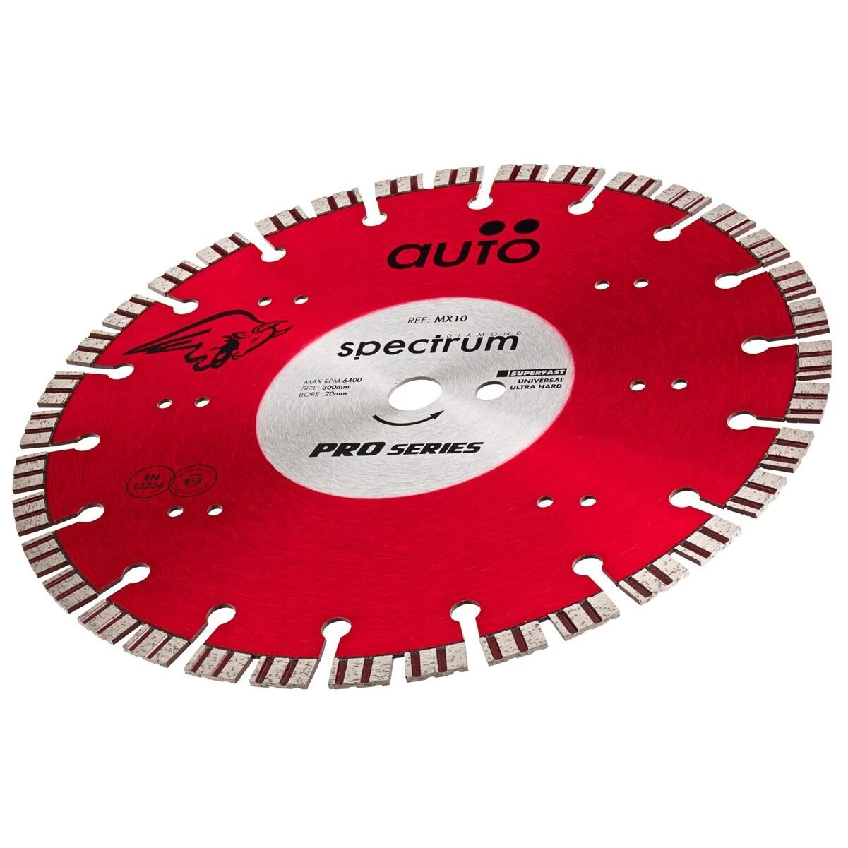 Spectrum MX10 Superfast Pro Universal/ Hard Diamond Blade (Sizes 115mm - 300mm) 2 Spectrum MX10 Superfast Pro Universal/ Hard Diamond Blade (Sizes 115mm - 300mm) - Image 2