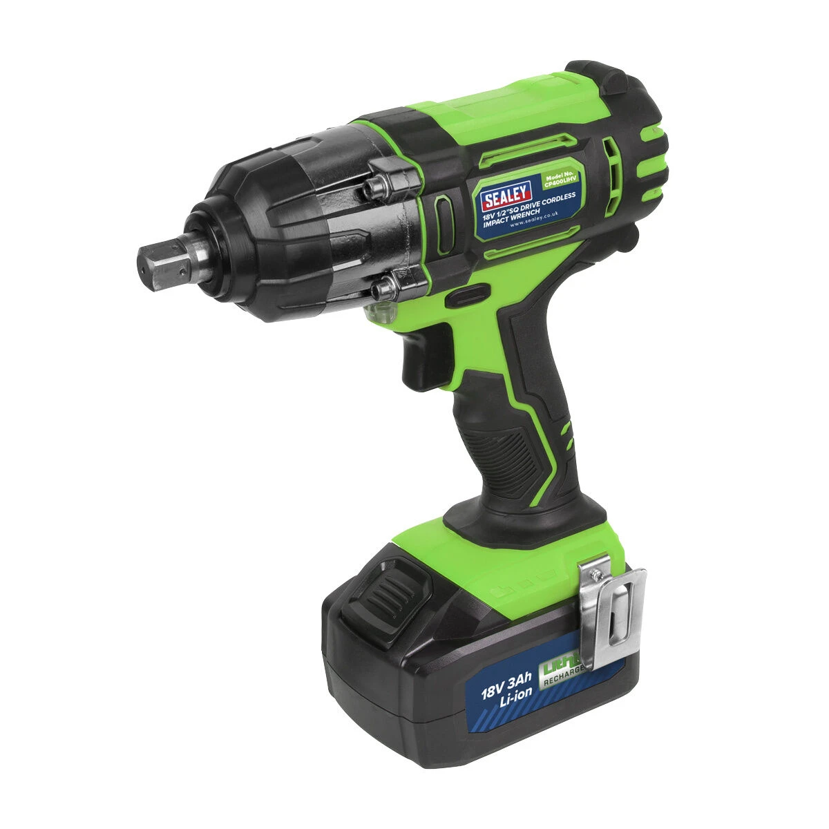 Sealey Cordless Impact Wrench 1/2in & Li-Ion 3.0Ah Battery 1 Sealey Cordless Impact Wrench 1/2in & Li-Ion 3.0Ah Battery