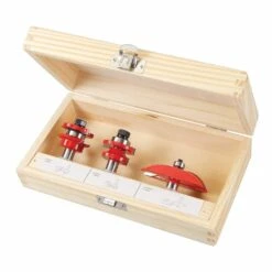 Silverline 1/2in TCT Panel Door Router Bit Cutter Set 3 Piece