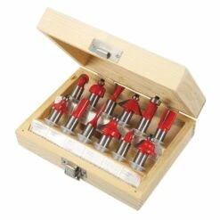Silverline 12mm TCT Router Bit Cutter Set 12 Piece