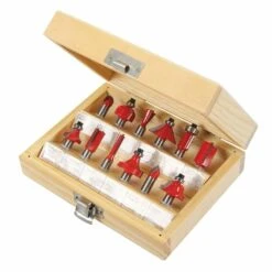 Silverline 8mm TCT Router Bit Cutter Set 12 Piece