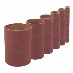 Silverline 90mm Drum & Bobbin Sanding Sleeves Set 6 Piece