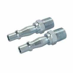 Silverline Air Line Bayonet Male Thread Coupler Pack Of 2