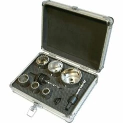 Silverline Diamond Grit Holesaw Kit 11 Piece -Tools Shop silverline diamond grit holesaw kit 11 piece 3 43882 p