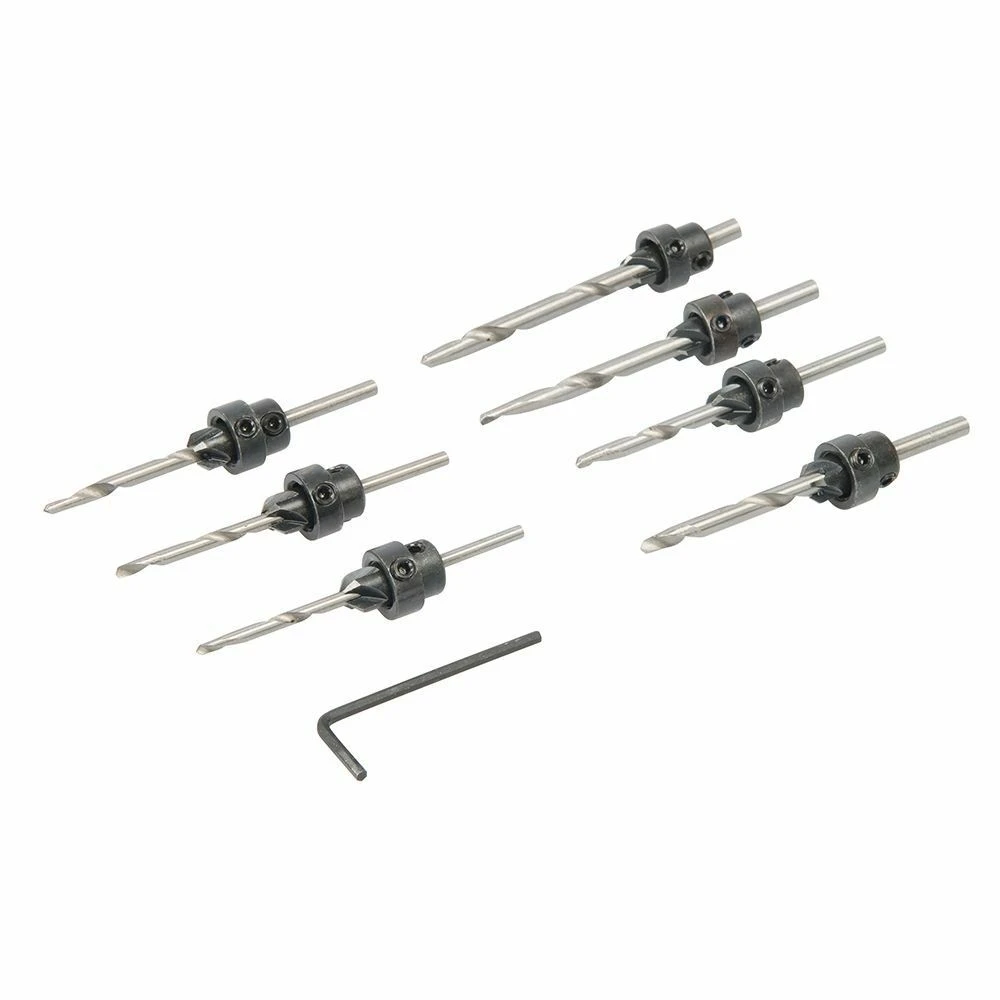 Silverline Drill & Countersink Bit Set 7 Piece 1 Silverline Drill & Countersink Bit Set 7 Piece