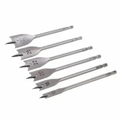 Silverline Flat Wood Drill Bit Set 6 Piece