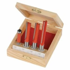 Silverline Kitchen Router Bit Cutter Set 4 Piece