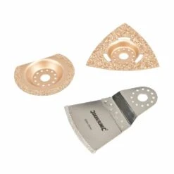 Silverline Multi-Tool Ceramics Blade Set 3 Piece
