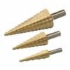 Silverline Titanium-Coated HSS Step Drill Set Metric 3 Piece