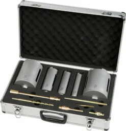 Spectrum CDC5 Contractor 5pce Dry Diamond Core Drill Bit Set & Case
