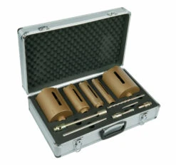 Spectrum MBD5 Plus 5pce Dry Diamond Core Drill Bit Set & Case
