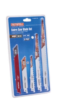 Faithfull Reciprocating Sabre Saw Blades 15-Piece Set